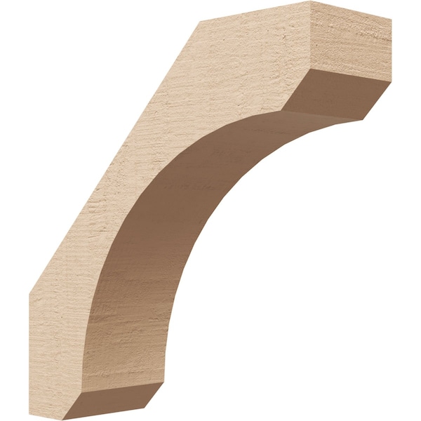 Ekena Millwork 3-inch W x 10-inch D x 10-inch H Legacy Rough Cedar Woodgrain TimberThane Knee Brace, Primed BRCUR03X10X10LECRCPR - main
